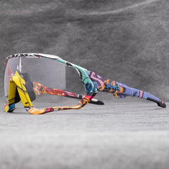 KAPVOE Prescription Photochromic Cycling Sports Glasses 9048