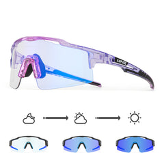 KAPVOE Prescription Photochromic Cycling Sports Glasses X75