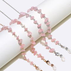 Pink Crystal Glasses Chain