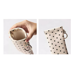 Polka Dot Soft Glasses Pouch