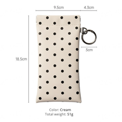 Polka Dot Soft Glasses Pouch