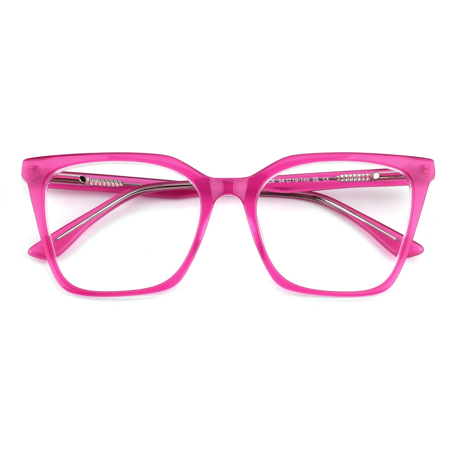 Bright pink glasses hotsell