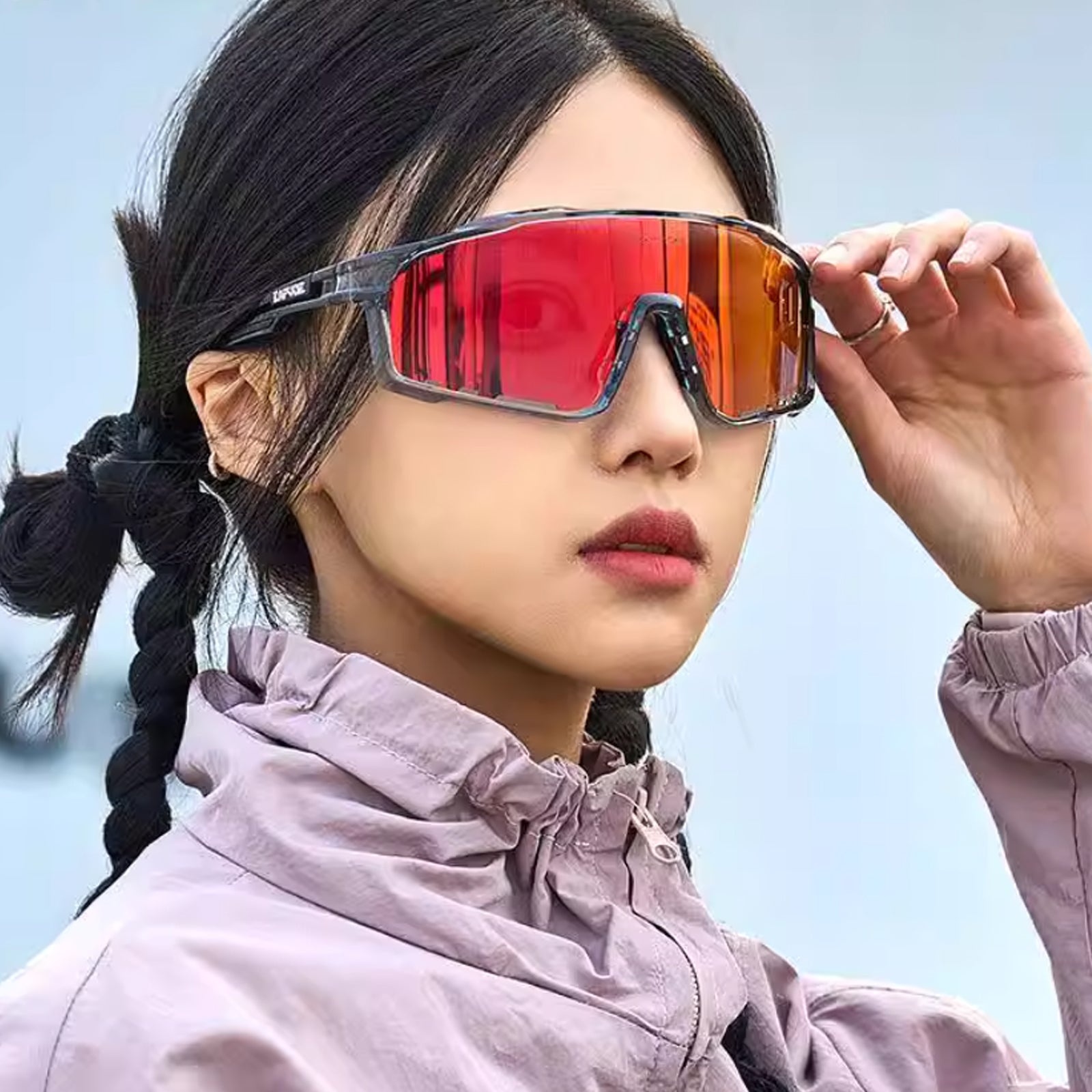 KAPVOE Prescription Photochromic Cycling Sports Glasses X76 - Sllac