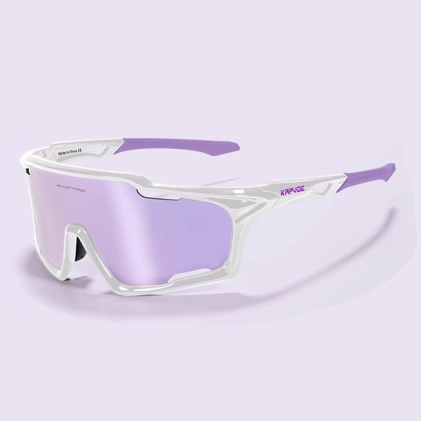 Alpland Sports Glasses For Cycling & Triathlon - Clear Lens, 100% UV Protection, Unisex Adult Fit