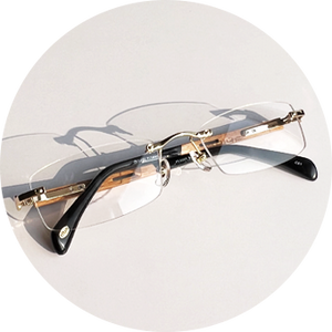 Rimless-glasses