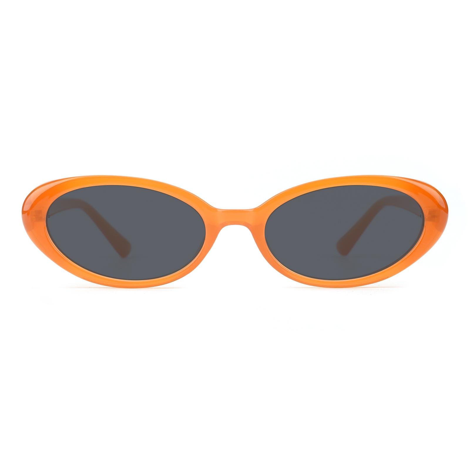 NWT Diesel Sunglasses Orange Sister No Wrap Oval DIESEL SISTER NO Made in Italy wrap oval low rectangular  main image 4