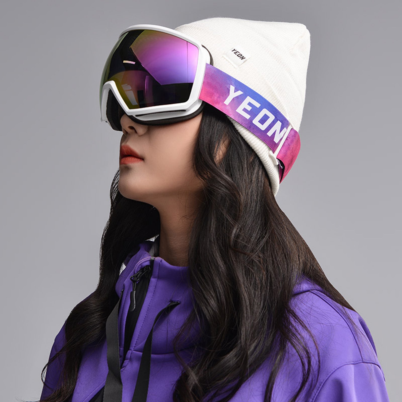 Ukax Prescription Snowboard Goggles Round SportsGlasses - Sllac